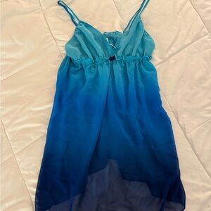 Gilligan & O'Malley Blue Ombre Chemise